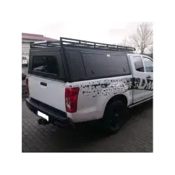 Hardtop Explorer noir lisse Isuzu D-Max 2012-2020 Space-Cab Alu-Cab